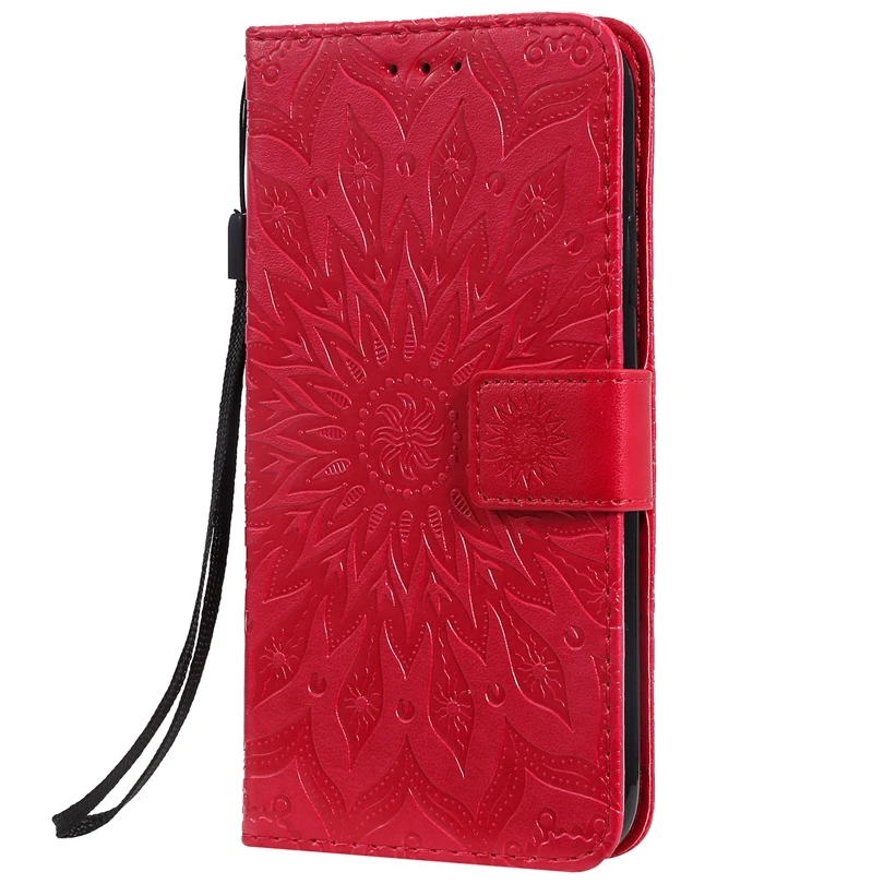 3D Wallet Flip Sunflower Leather Case For iPhone 11 Pro X XS XR Max 5 5S SE 6 6S 7 8 Plus Book Cases Soft TPU Phone Cover Fundas iphone 8 plus silicone case