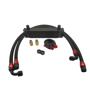 

2020 New 10/13Row AN10 Engine Oil Cooler Kit+ Oil Filter Cooler Sandwich etc.