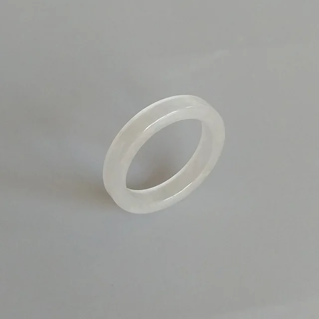 New Vintage Transparent Colorful Acrylic Resin Ring Set Korea Fashion Geometric Aesthetic Jewelry Ring For Women 2021 Trend Punk 5