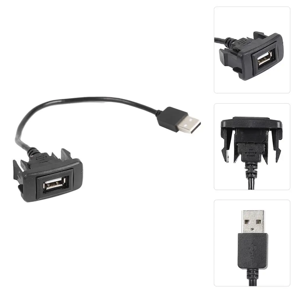 Автомобильный Удлинительный кабель для панели USB скрытого монтажа на приборную