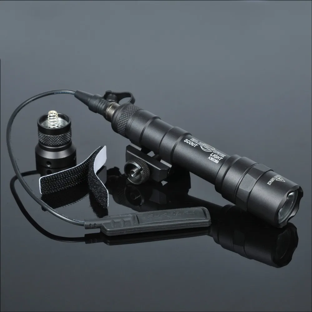 

Tactical SF M600 M600B Weapon Gun light Lanterna Airsoft Rifle arma Flashlight Pistol Scout Light Torch Hunting Pictinny Rail