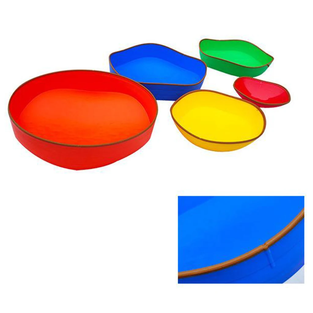 Kids Stepping Stones 5-Pack Children Balance Coordination Trainning Toys Rocks