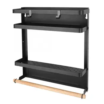 

Multi-Functional Kitchen Refrigerator Storage Rack Folding Magnet Refrigerator Rack Hanging Storage Rack 32x27x7.8cm