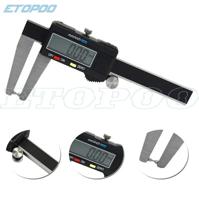 

Hobbit Genuine Product 0-80 Mm 0.01 Mm Stainless Steel Pointed-Toe Digital Brake-shoe Caliper Nationwide Warranty