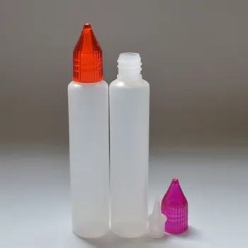 

500pcs 30ml Bottles with Colorful Caps and Long Dropper Plastic Empty Pen Style E Liquid Bottle