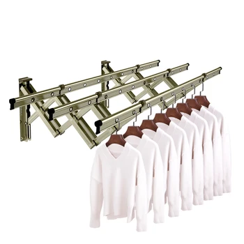 

Super-e Indoor hand-cranked lifting rack single rod automatic clothes rod small balcony drying clothes drying quilt