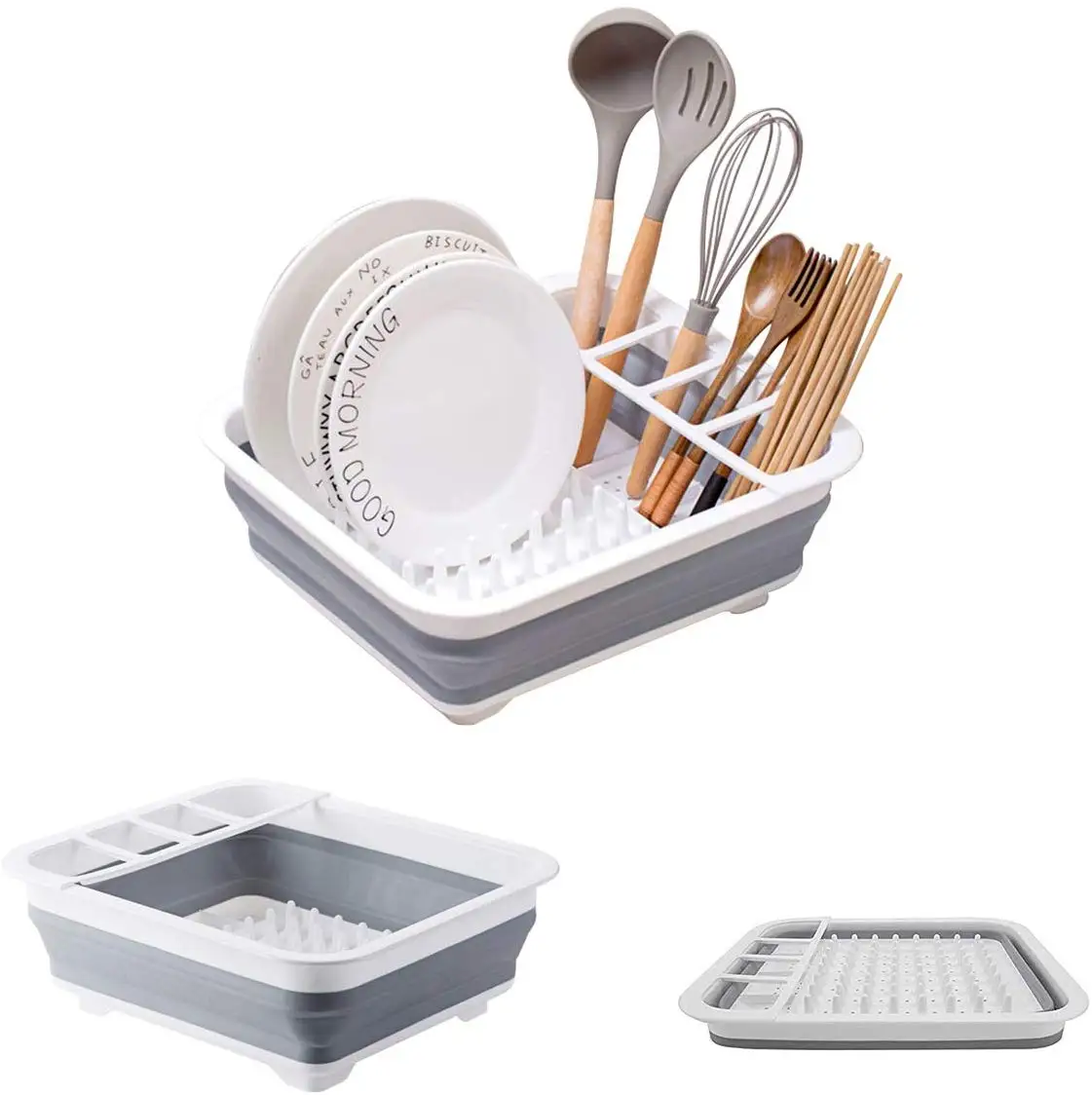 Складная Сушилка для посуды, Портативная Складная Сушилка для посуды, сушилка для посуды, органайзер для посуды, кухонный стеллаж для хранения