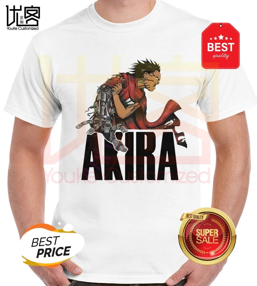 2020 новейшая рубашка с буквенным принтом Vtg 1988 Akira модная футболка изображением