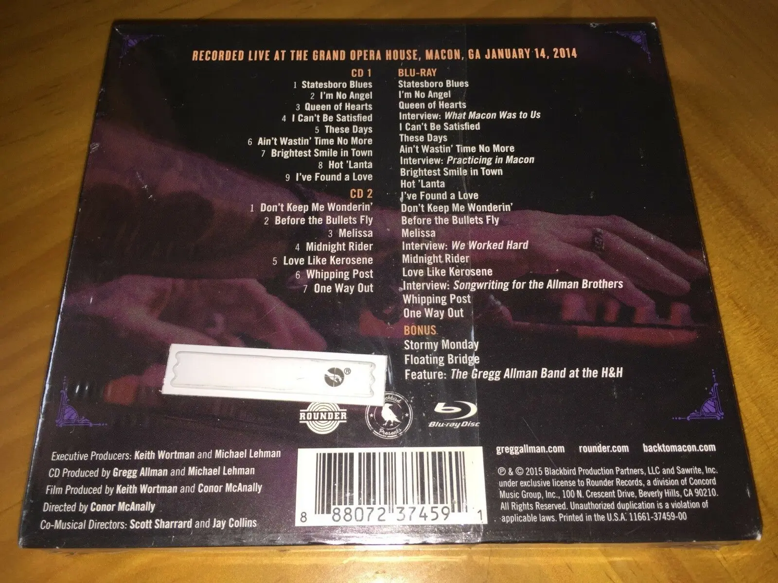 Натуральная кожа: Back to Macon, GA(2CD& Blu-Ray Combo), и запечатанный