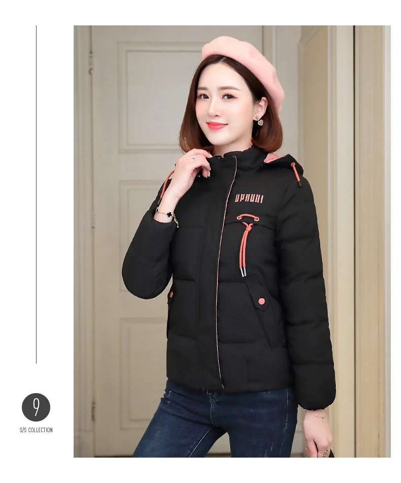 Short down Jacket Cotton-padded Clothes Women's Winter New Style Korean-style Loose Fashion Small Cotton-Padded Jacket Cott