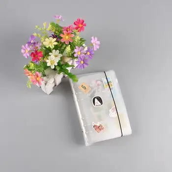 

A4 Simple PP Spiral Binder Loose Leaf Notebook Scrub Cover Transparent Shell Planner School Concise Office Supplies K1J1
