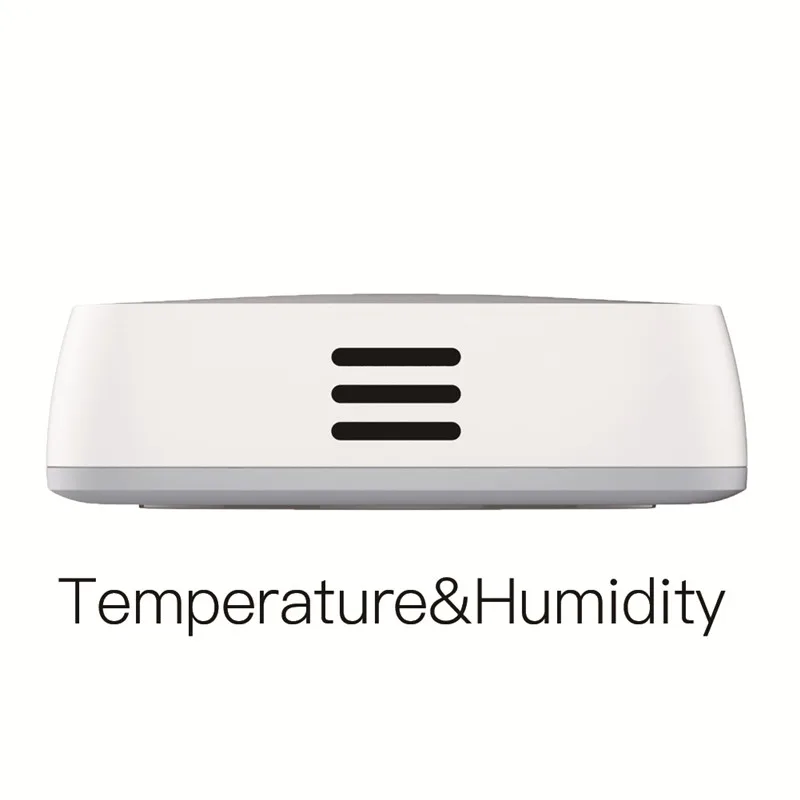 T and H Sensor Tuya Zigbee Smart gateway Hub домашняя Автоматизация сцена охранная сигнализация комплект PIR дверной и оконный датчик температуры и влажности умный срок службы - Комплект: T and H Sensor