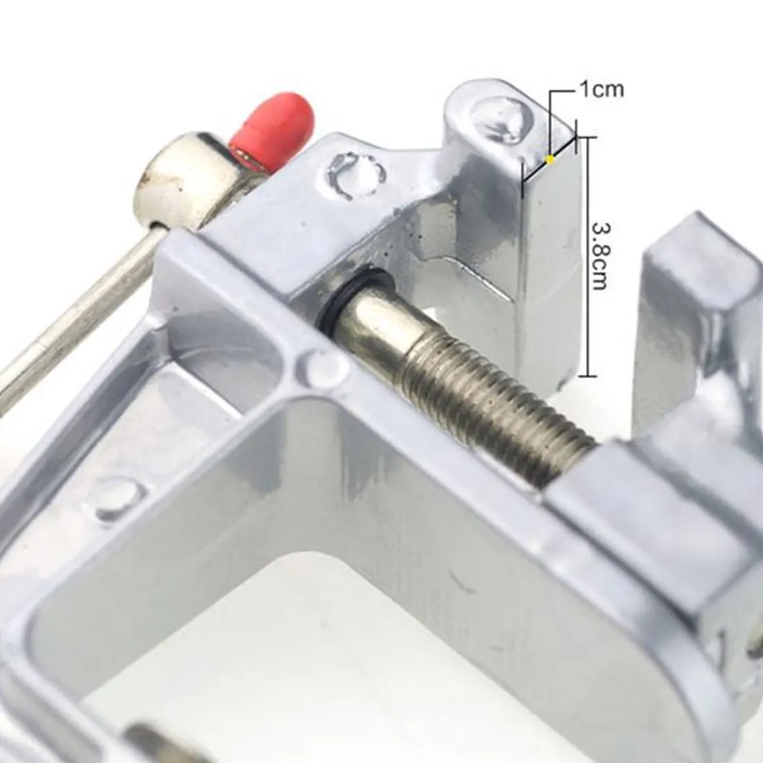 Алюминиевый миниатюрный маленький хобби ювелира зажим на стол и скамья Мини инструмент тиски 30 мм зажим открытие