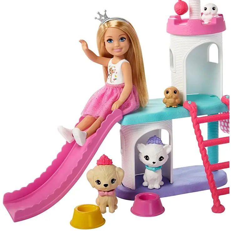 Barbie Dolls Original Pet Castle Playset Family Toys for Girls Barbie