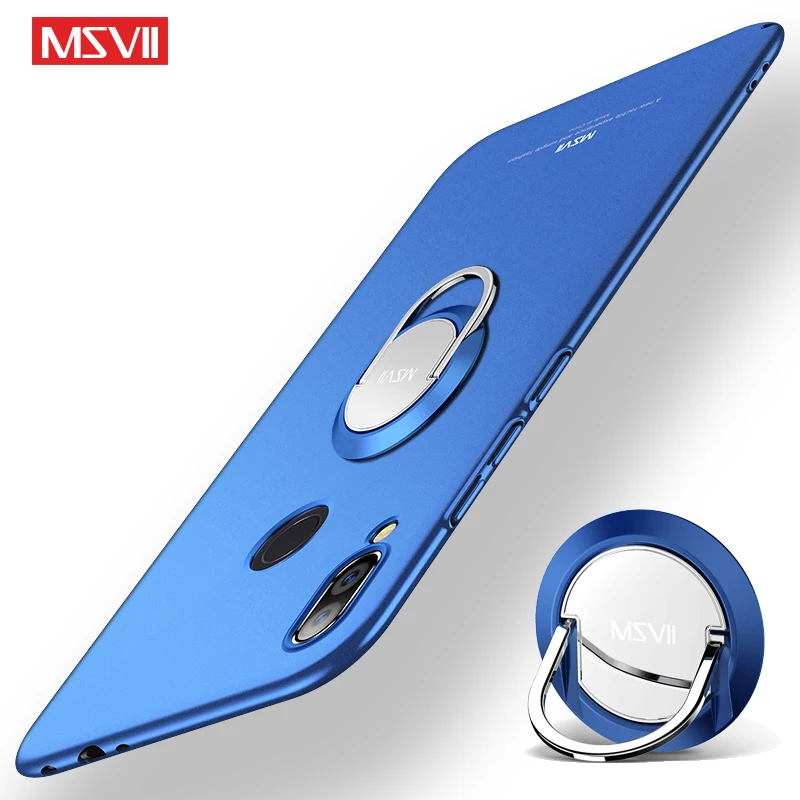 Чехол для Redmi Note 7 Msvii матовый чехол Xiaomi 8 Pro Global Case Xaomi Ring Holder Cover | Мобильные телефоны