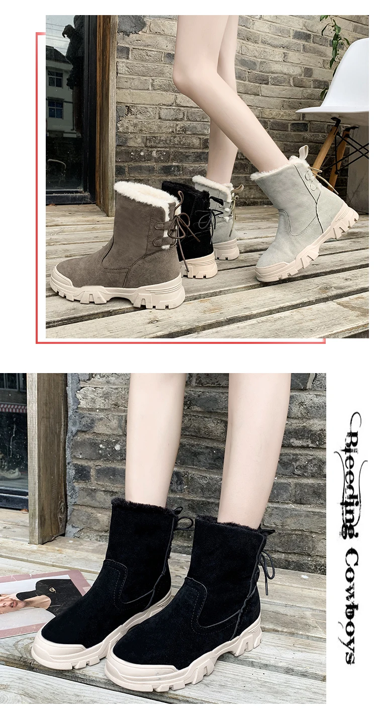 Botas mujer invierno; коллекция года; женская кожаная обувь; зимние теплые ботинки; женские повседневные весенние ботильоны; chaussures