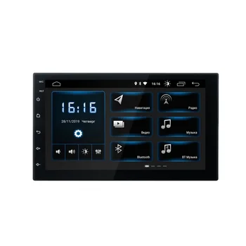 

Gu head unit Universal 7 "incar xta-7707 Android 10/1024*600, Wi-Fi