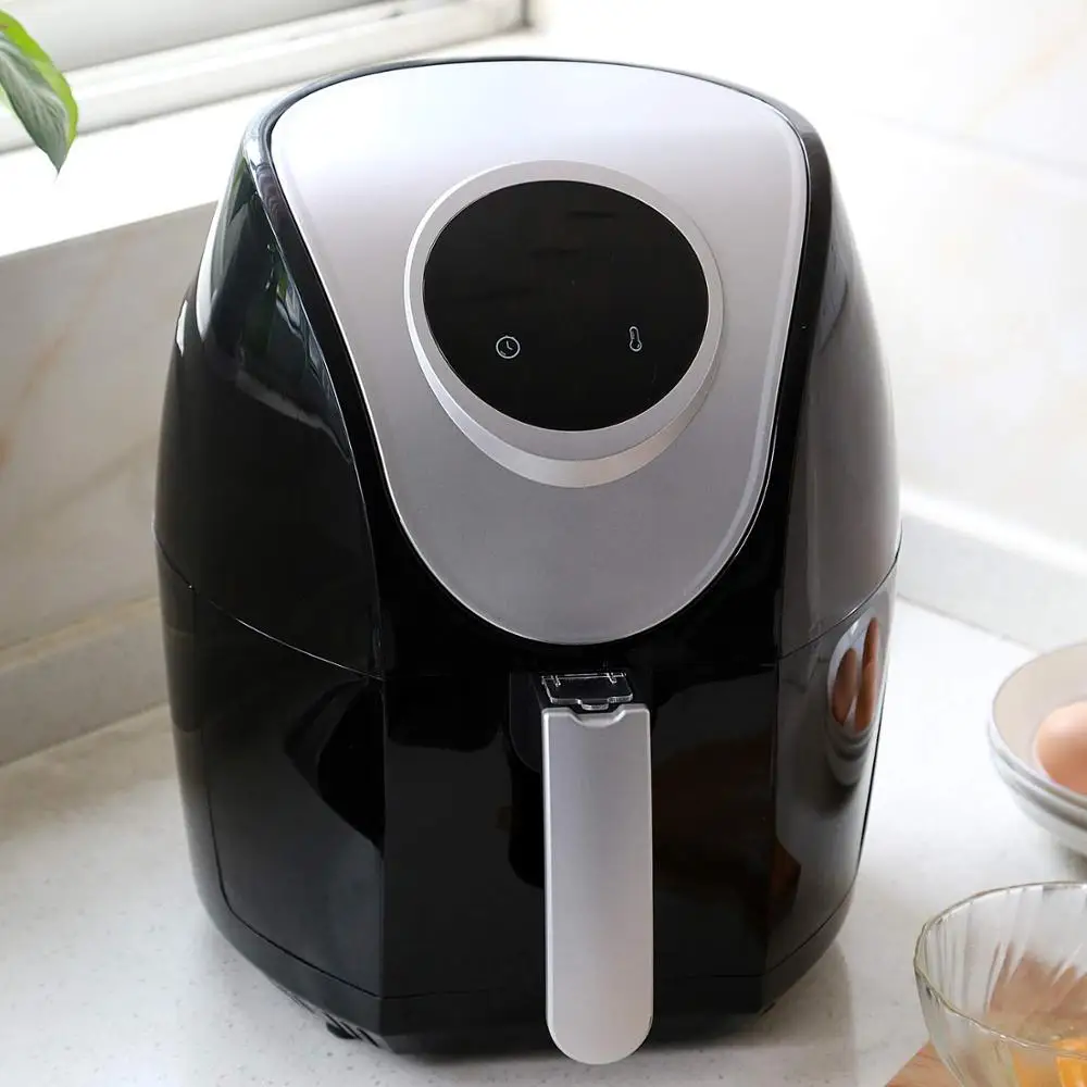 

Air Fryer 3.8 QT 7-in-1 Touch Screen Hot Large Electric Air Fryer Oven Oilless Cooker with Recipes Cookbook(Grey/Black)