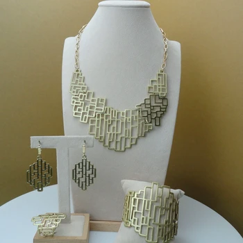 

Yuminglai Classic Design African Fashion Jewelry Necklace Sets FHK6061