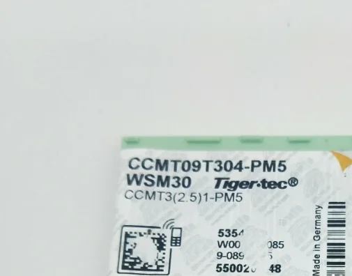 10 шт WALTER карбидные вставки CCMT09T304-PM5 WSM30