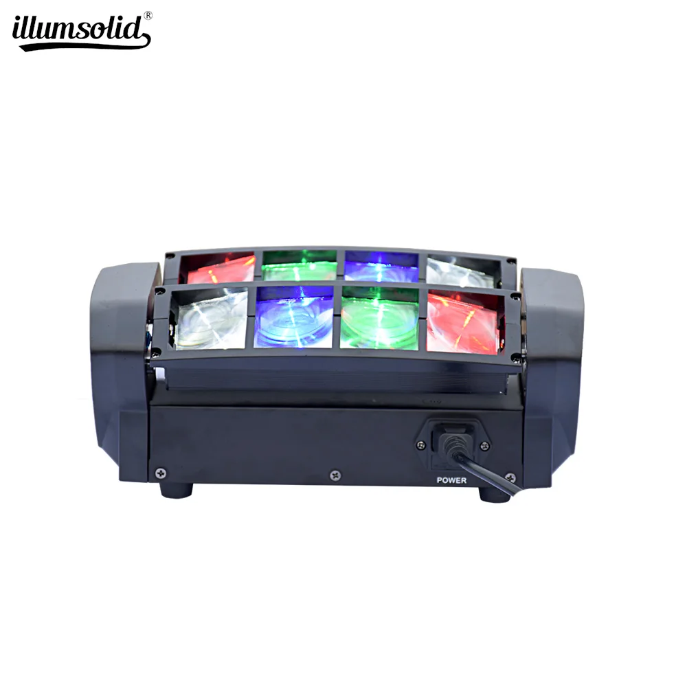 

Mini LED 8x6W RGBW Moving Head Light LED Spider Beam Stage Lighting DMX 512 Spider Light Good for DJ Nightclub Party