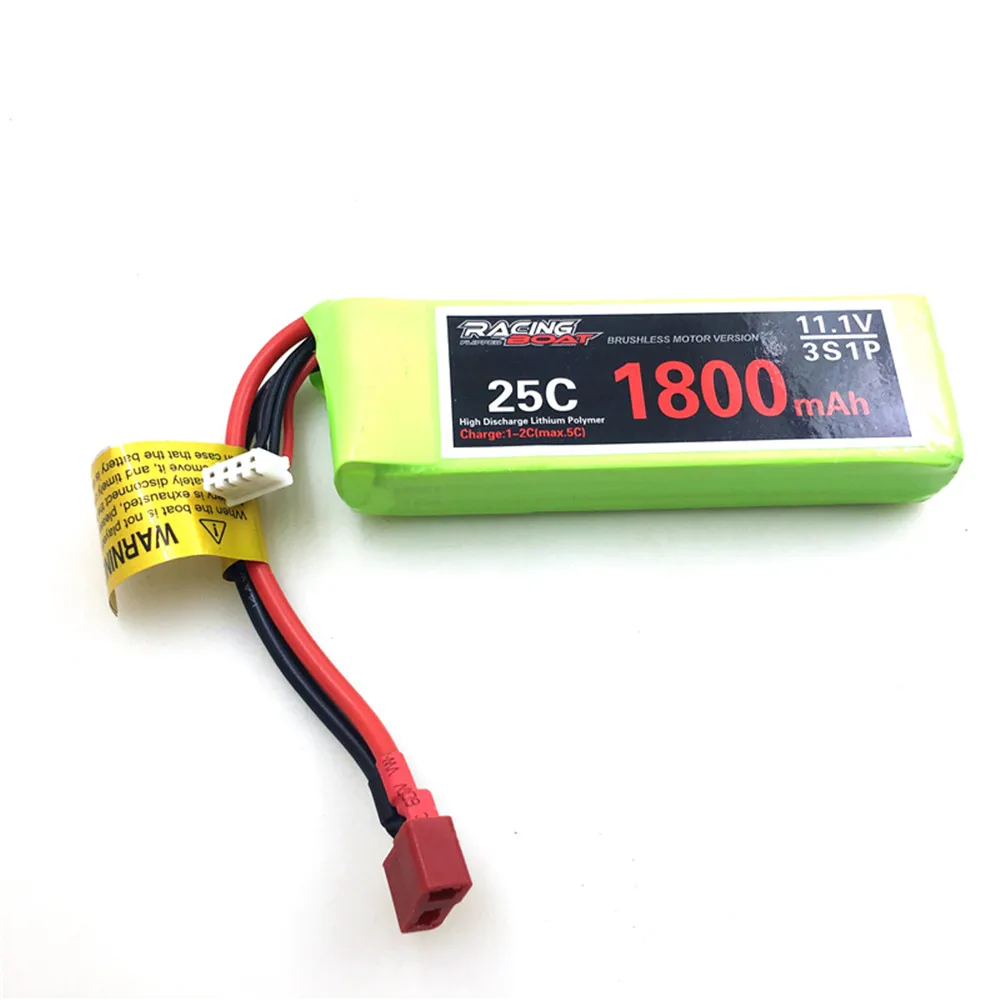 Новейший Feilun 11,1 V 1800mAh 25C 3S T разъем Lipo батарея для FT012 2,4G бесщеточный Запчасти для радиоуправляемых лодок DIY аксессуары