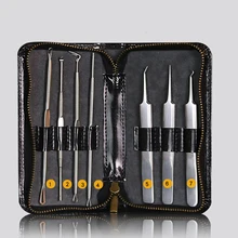 7 шт. инструменты для ухода за лицом профессиональный набор для удаления черных точек Нержавеющая сталь инструмент для устранения угрей черных точек Красота инструмент инструменты для ухода за глазами