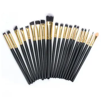

1/20pcs Professional Makeup Brushes Eyeshadow Powder Brush Set Cosmetic Makeup Brushes Tool With Leather Case Fashion
