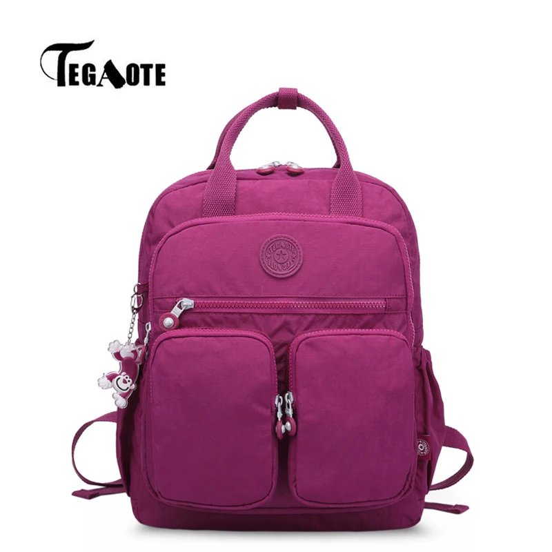 School-Backpack TEGAOTE Female Mochila Travel Nylon Teenage-Girl Women Feminina for Escolar