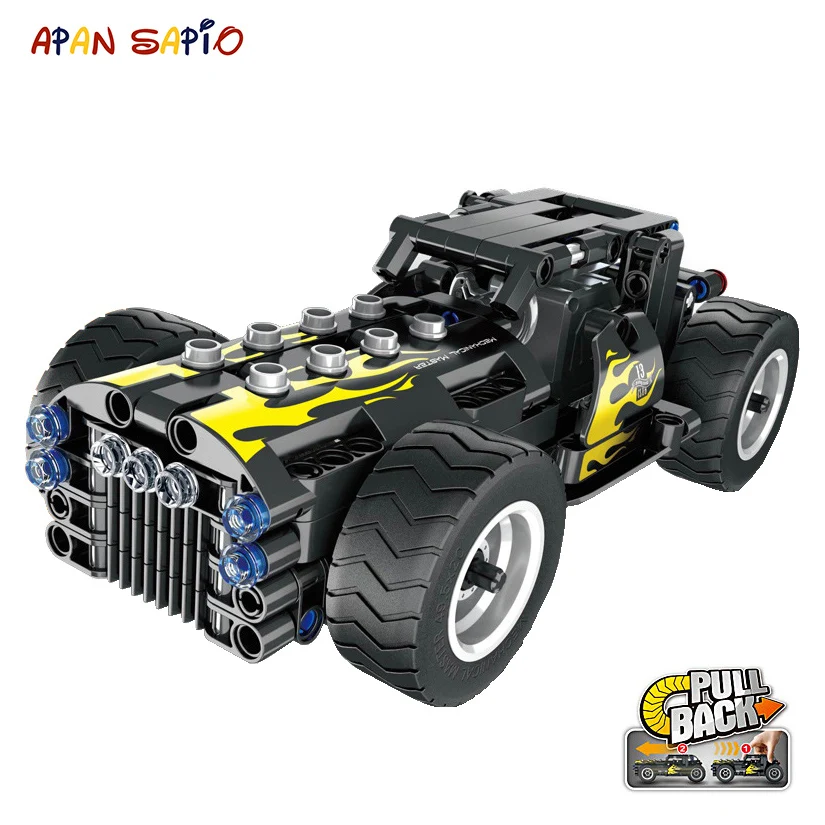 

Technic Car Building Blocks 2 in 1 Police Crime Racing Figure Brick Compatible with Legoe Educational Games Toys for Children
