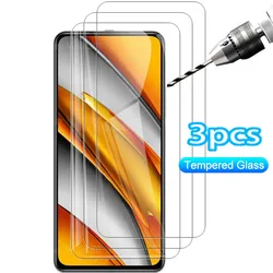 Premium Tempered Glass Screen Protector (3 - Pack) - POCO F3 (Transparent)