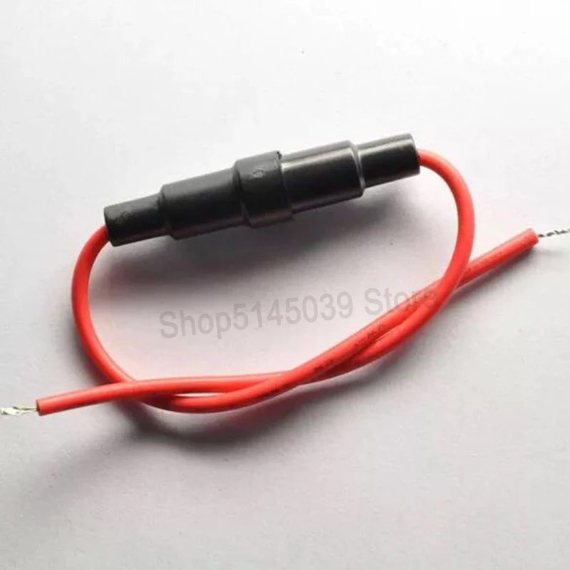 15Pcs 6*30mm Glass Fuse Holder Screw Type Inline Fuse Holder 6X30mm 220V Fast-Blow Screw Type Quick-Blow