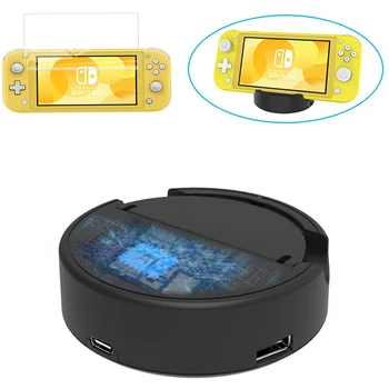 

Charging Dock Station & Storage Cooling Stand Cooler For Nintend Switch Lite Nintendo Switch Mini Console With Tempered Film