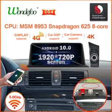 Snapdragon 1920*720P Android 10 car radio for BMW 1 Series 120i E87 E81 E82 E88 car audio stereo receiver navigation no 2 din