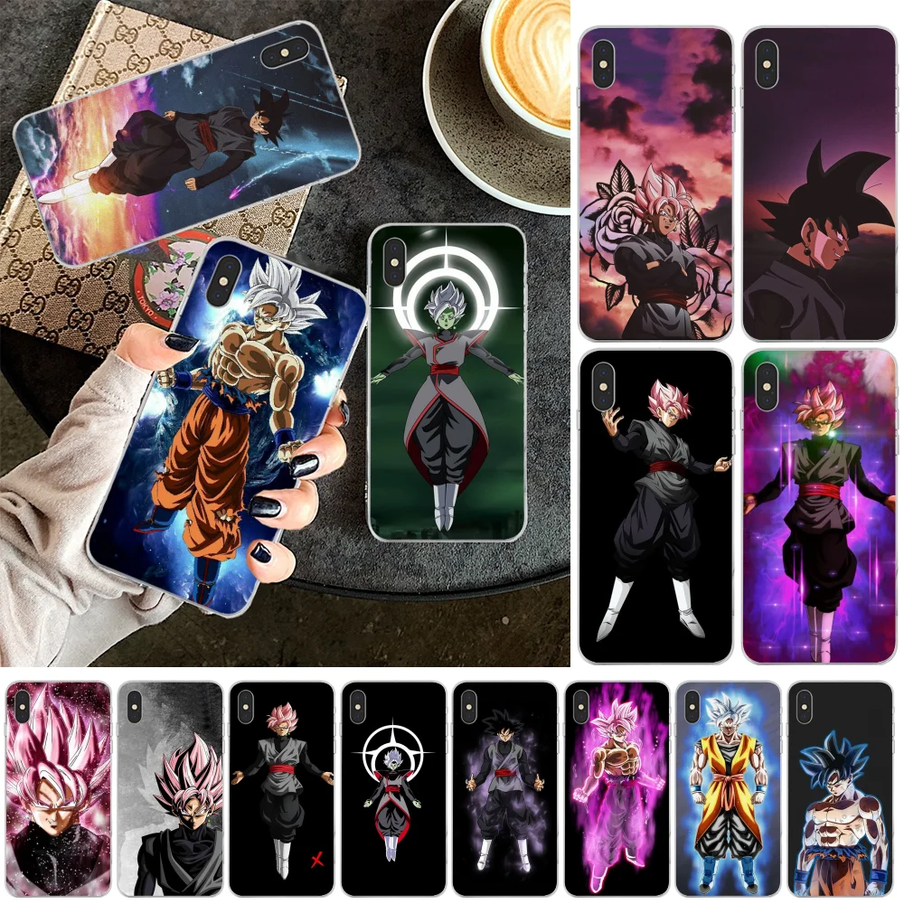 Мягкий чехол для телефона Viviana DRAGON BALL Z Super Saiyan God Son Goku iPhone 11 pro XS MAX 8 7 6 6S Plus X 5 5S SE XR |