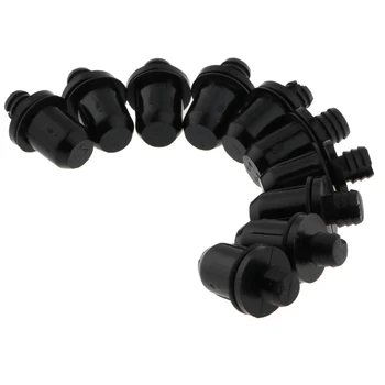 

10Pcs Plastic Push Rivet Trim Panel Fastener Clips Sets for Speaker Net Grill Covers 039 Model