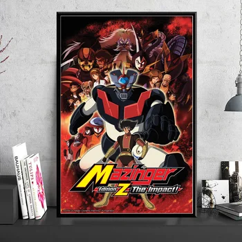 

Mazinger Z Infinity Japanese Movie Manga Anime Kids Gift Poster And Prints Painting Art Wall Pictures Home Decor quadro cuadros