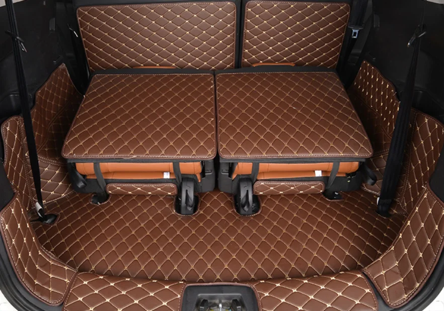 Для chana cx70 cx70t волоконный кожаный коврик для багажника автомобиля, коврик для багажника, багажный коврик, прочный роскошный 5d лайнер