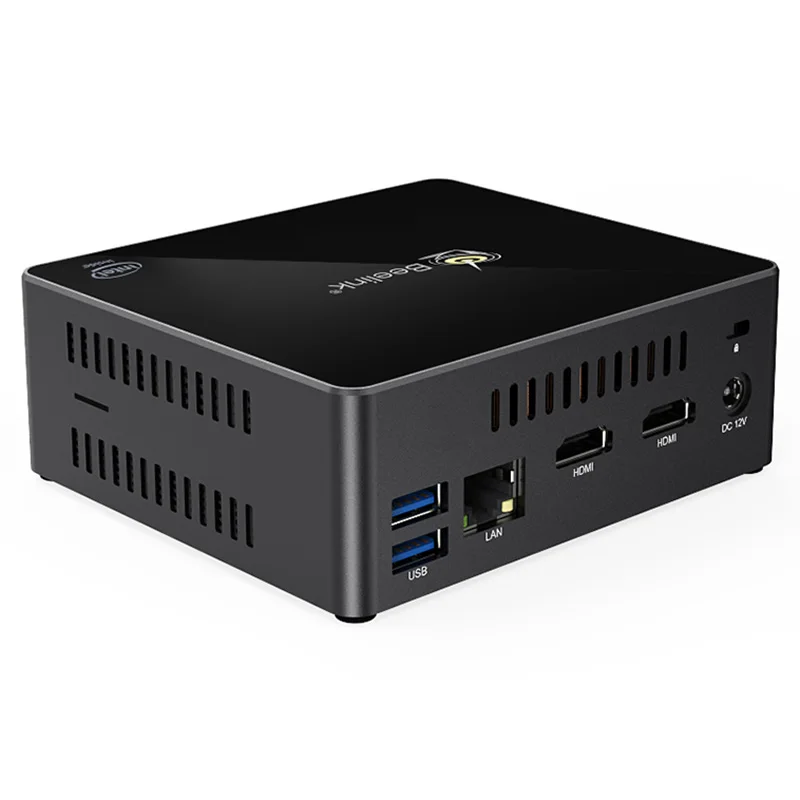 Beelink Gemini X55 Мини ПК J5005 Windows 10 Мини ПК 8 Гб LPDDR4 256/512 ГБ 2,4 ГГц+ 5 ГГц wifi 2* HDMI BT4.0 Поддержка Windows и Linux