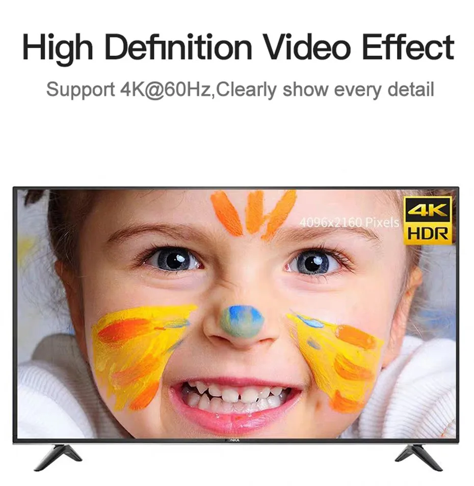 Кабель Anmck HDMI 2 0 4K 60 Гц волоконно оптический кабель штырь с поддержкой ARC HDR для HDTV