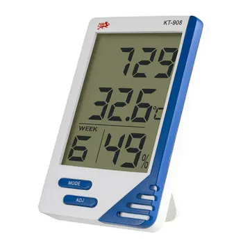 

High accuracy KT-908 LCD Digital Thermometer Hygrometer Indoor Outdoor Electronic Temperature Humidity Meter Weather Station