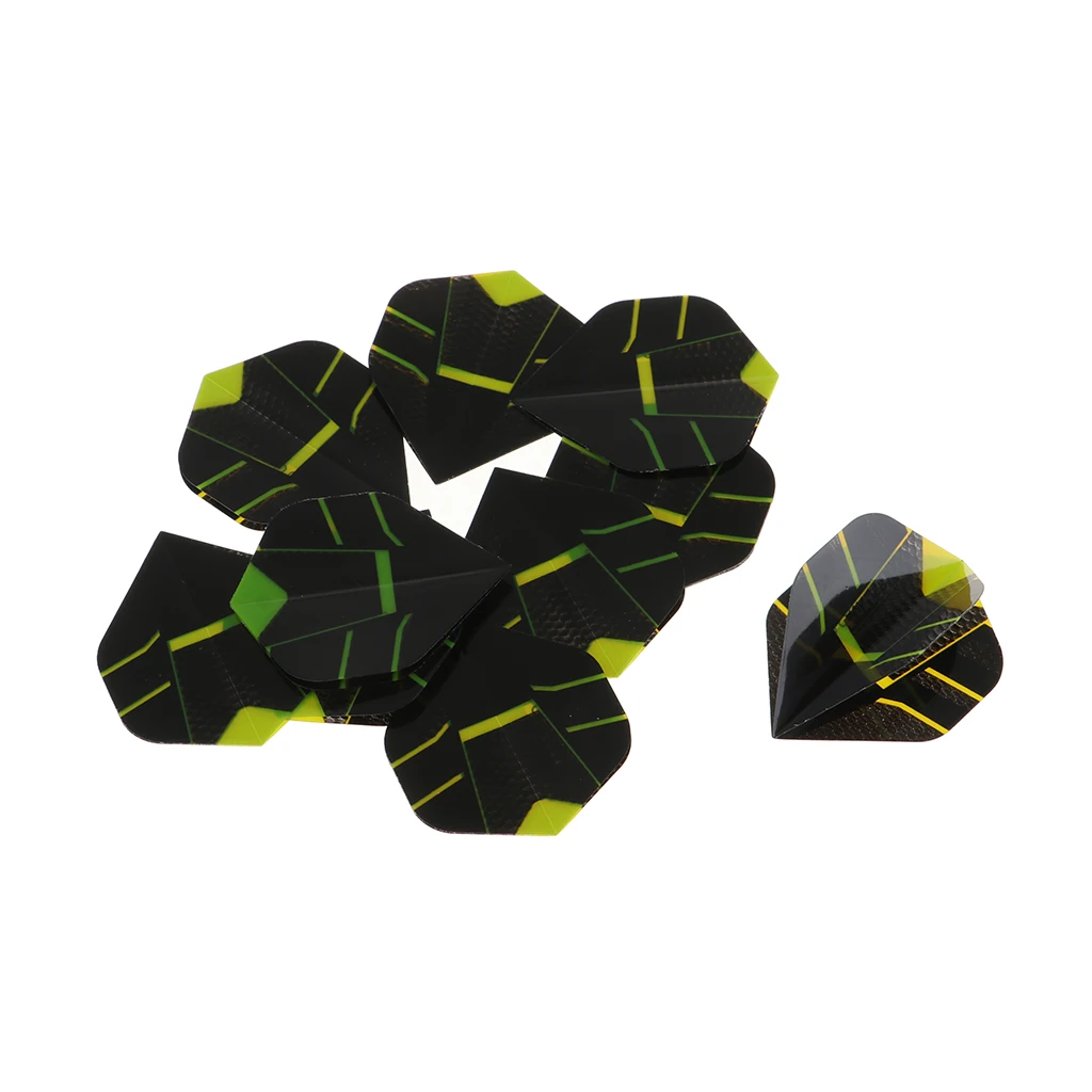 10Pcs Standard Shape Flights PET Extra Tough Thick Tail Accessories Dart Flights 10Pcs Standard Shape Flights PET Extra Tough Thick Tail Accessories Dart Flights