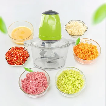 

2L Electric Meat Grinder Multifunctional Easy Automatic Electric Blender Chopper Garlic Presser for Grindering Vegetable Meat EU