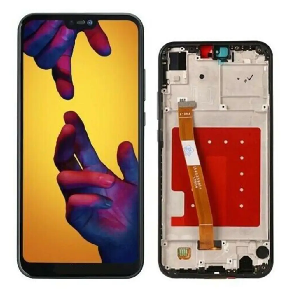 Сменный цифровой преобразователь экрана Smart LCD T ouch в сборе для Huawei P20 Lite ANE LX1 с