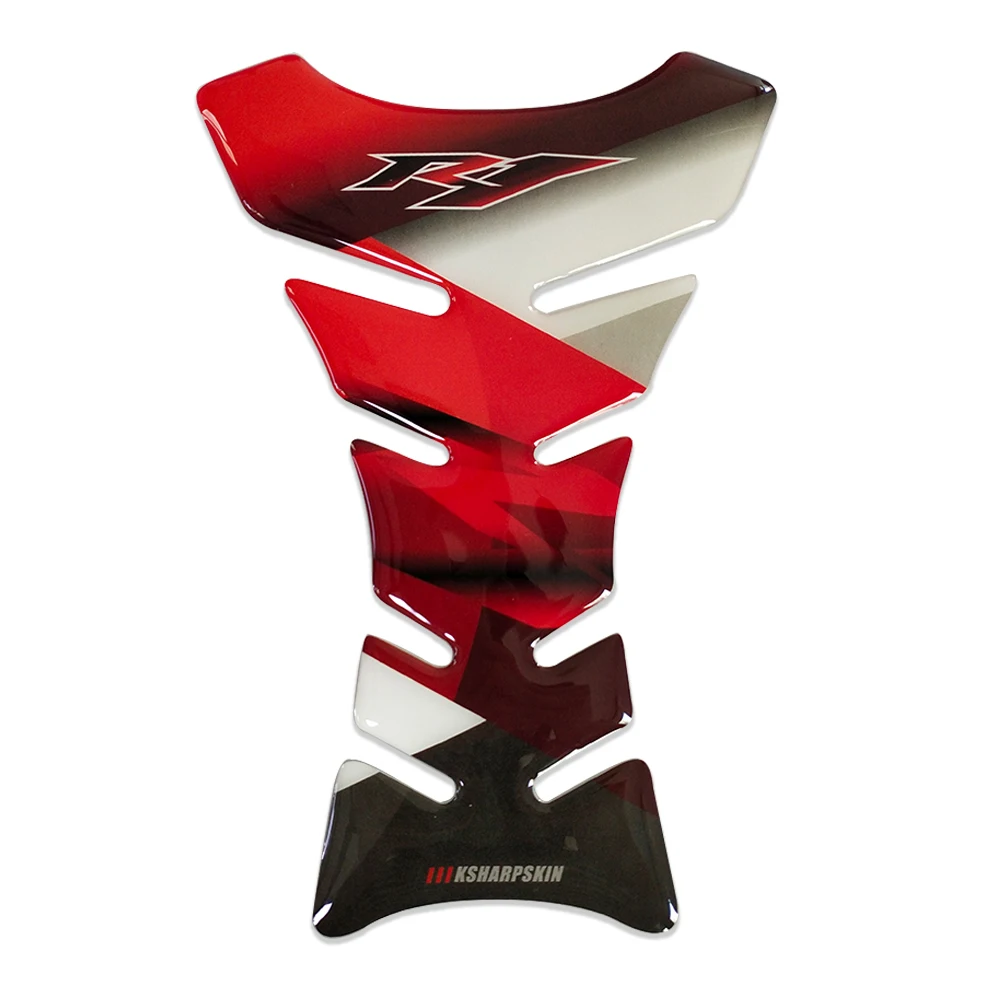 Мотоцикл 3D Fishbone топливный бак крышка бака Накладка Крышка для Yamaha R1 r1