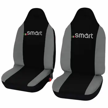 

COPRISEDILI AUTO SMART FORTWO 3a SERIE W453 BICOLORE NERO/GRIGIO CHIARO