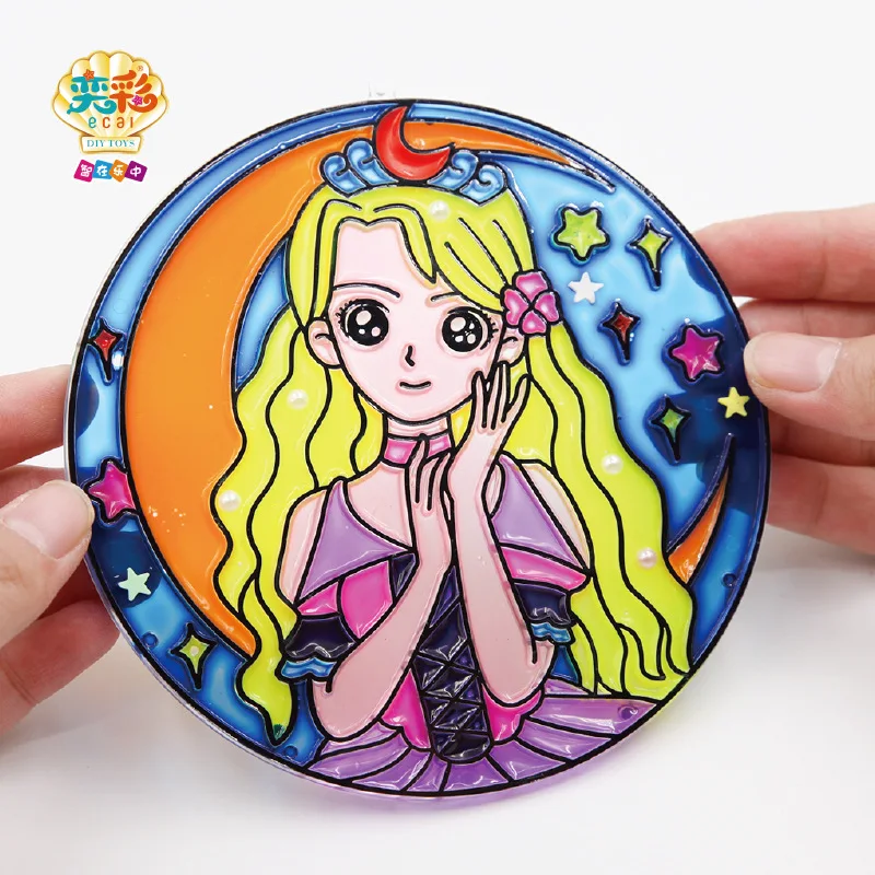 Ecai DIY Catch Dream Wind Chime цветной рисунок креативный ветряной колокольчик подвесное украшение для детей ручная работа Douyin горячая Распродажа Dr
