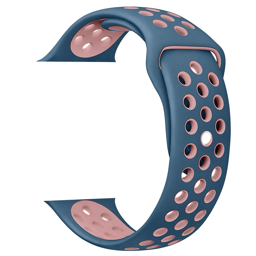 44 мм силиконовый ремешок для наручных часов Apple Watch Series 5/4/3/2/1 резиновый кабель-браслет на запястье адаптер для IWO 11 10 9 8