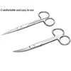 Animal Veterinary Vet Medical Stainless Steel Surgical Scissors Straight curved Tip Haircut Eyebrow Trimming Scissors Farming 1