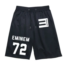 Новая мода Eminem Повседневные Дышащие брюки для мужчин и женщин Jogger Фитнес Короткие высококачественные брюки